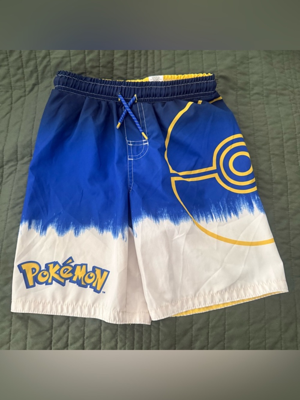 Pokémon Boys Swim Trunks in Blue & White